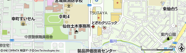 丸亀製麺 東仙台店周辺の地図
