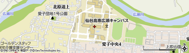 仙台高等専門学校・広瀬キャンパス施設課ＦＡＸ周辺の地図