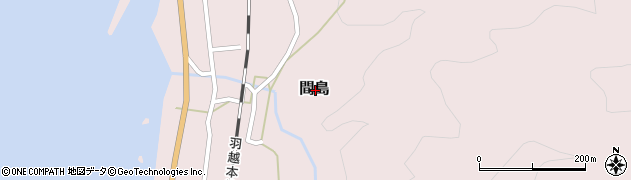 新潟県村上市間島周辺の地図
