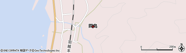 新潟県村上市間島周辺の地図