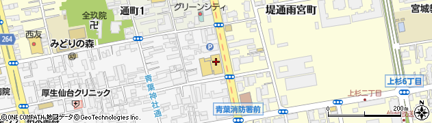 フォレスト仙台　フォレストホール周辺の地図