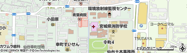宮城県身体障害者総合体育センター周辺の地図