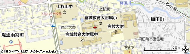 国立宮城教育大学附属小学校周辺の地図