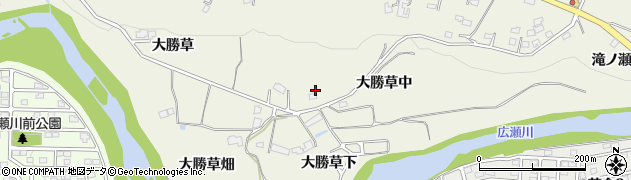 宮城県仙台市青葉区芋沢大勝草中周辺の地図