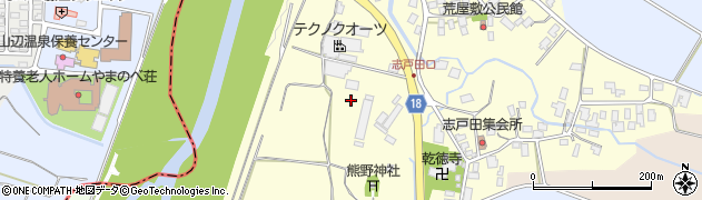 山形県山形市志戸田周辺の地図