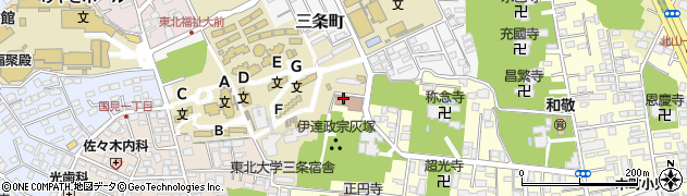 宮城県仙台市青葉区新坂町8周辺の地図