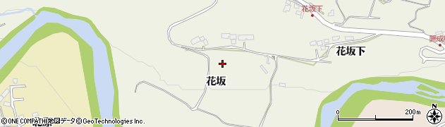 宮城県仙台市青葉区芋沢花坂周辺の地図
