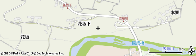 宮城県仙台市青葉区芋沢（花坂下）周辺の地図