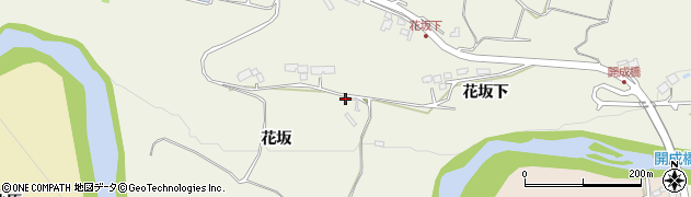 宮城県仙台市青葉区芋沢花坂45周辺の地図