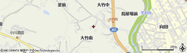宮城県仙台市青葉区芋沢大竹南43周辺の地図