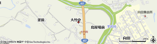 宮城県仙台市青葉区芋沢大竹中47周辺の地図