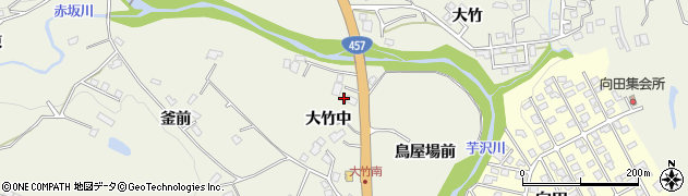 宮城県仙台市青葉区芋沢大竹中10周辺の地図