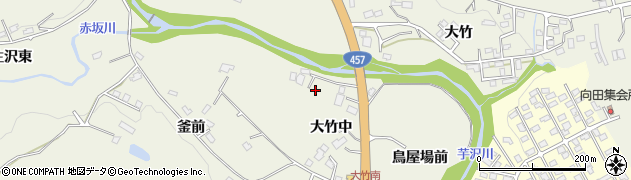宮城県仙台市青葉区芋沢大竹中5周辺の地図