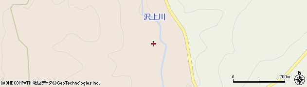 沢上川周辺の地図