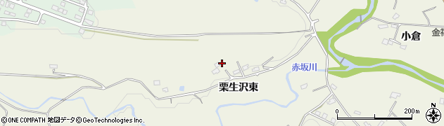 宮城県仙台市青葉区芋沢栗生沢東周辺の地図