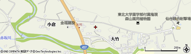 宮城県仙台市青葉区芋沢大竹3周辺の地図