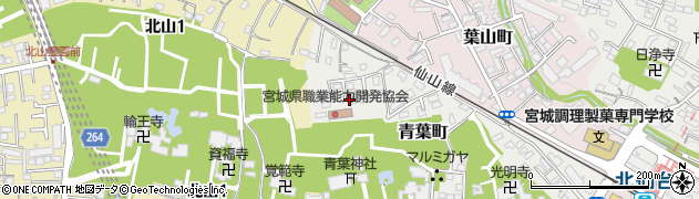宮城県仙台市青葉区青葉町16周辺の地図