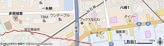 麺匠大黒多賀城店周辺の地図