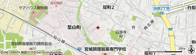 宮城県仙台市青葉区葉山町3周辺の地図