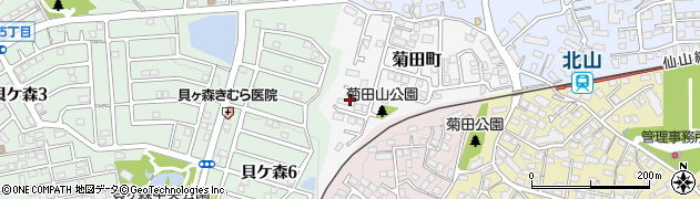 宮城県仙台市青葉区菊田町9周辺の地図