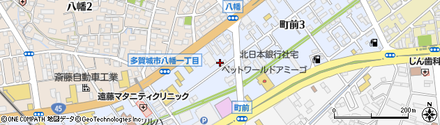 有限会社振興タクシー　多賀城営業所周辺の地図