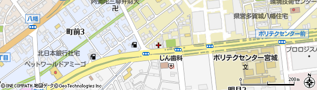 プチトリアノン 多賀城店周辺の地図