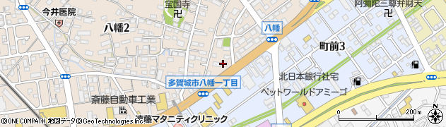 大志軒　多賀城店周辺の地図