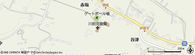 仙台市役所　青葉区児童館川前児童館周辺の地図