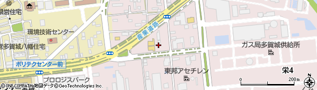 株式会社木村土建多賀城営業所周辺の地図