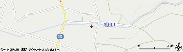 新潟県村上市黒田190周辺の地図