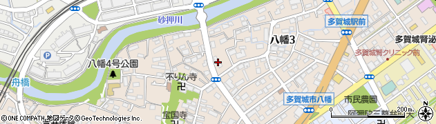 ドミノ・ピザ　多賀城駅前店周辺の地図