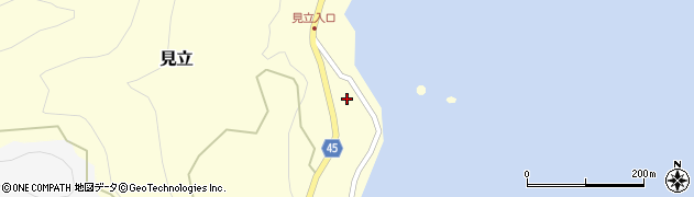 新潟県佐渡市見立380周辺の地図
