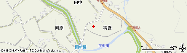 宮城県仙台市青葉区芋沢（稗袋）周辺の地図