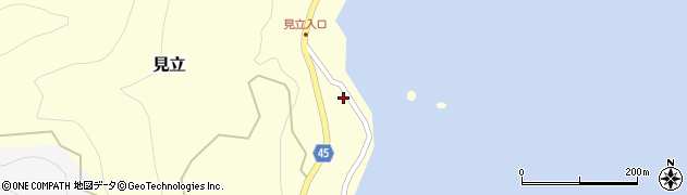 新潟県佐渡市見立379周辺の地図