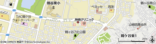 マリーン調剤薬局　鶴ケ谷店周辺の地図
