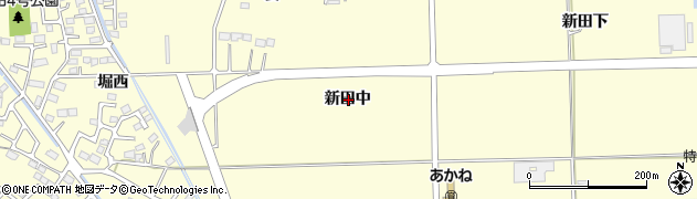 宮城県多賀城市新田中周辺の地図