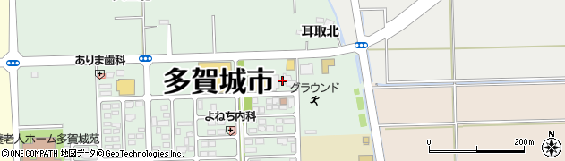 蔵八ラーメン亭 多賀城店周辺の地図