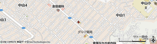 ローソン仙台中山一丁目店周辺の地図
