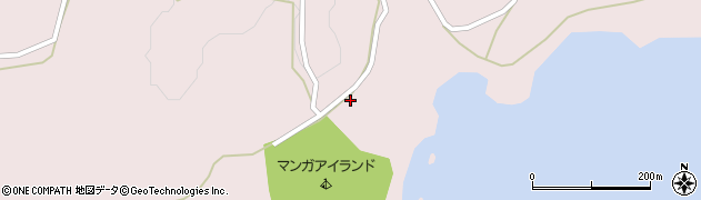 宮城県石巻市田代浜（敷島）周辺の地図