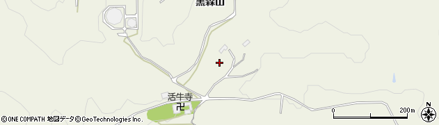 宮城県仙台市青葉区芋沢（黒森山）周辺の地図