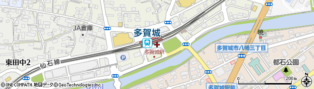 多賀城駅周辺の地図