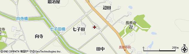 宮城県仙台市青葉区芋沢田中周辺の地図