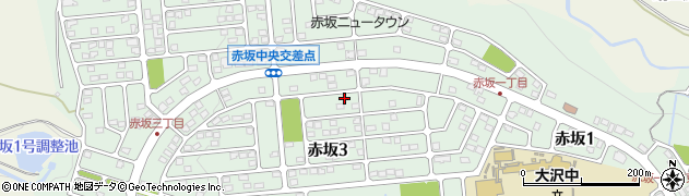 宮城県仙台市青葉区赤坂周辺の地図
