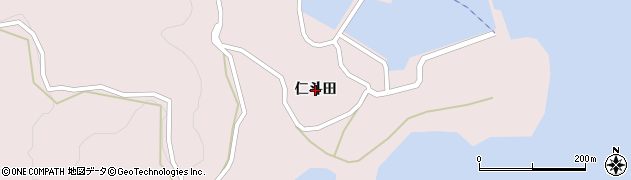 宮城県石巻市田代浜（仁斗田）周辺の地図