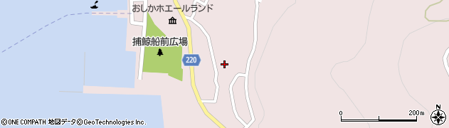 宮城県石巻市鮎川浜（一本杉）周辺の地図