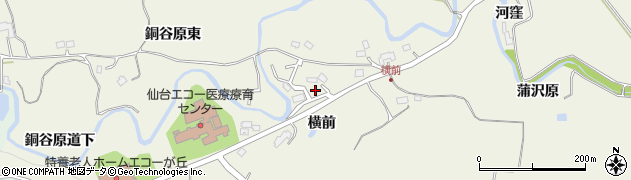 宮城県仙台市青葉区芋沢横前11周辺の地図