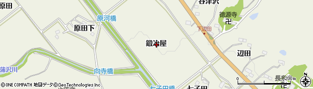 宮城県仙台市青葉区芋沢鍛冶屋周辺の地図