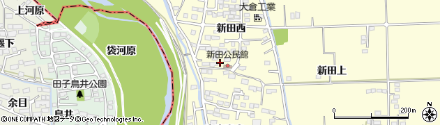 宮城県多賀城市新田西32周辺の地図