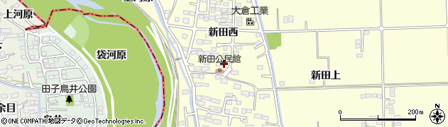 宮城県多賀城市新田西31周辺の地図