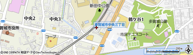 多賀城自動車工業所周辺の地図